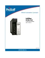 Предварительный просмотр 1 страницы ProSoft Technology inRAx MVI56-DNP User Manual