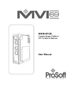 ProSoft Technology MVI69-DFCM User Manual предпросмотр