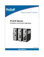 ProSoft Technology PLX30 Series User Manual предпросмотр