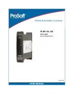 Preview for 1 page of ProSoft Technology PLX51-DL User Manual