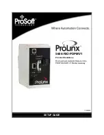 Предварительный просмотр 1 страницы ProSoft Technology ProLinx 5604-RIO-PDPMV1 Setup Manual