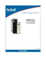 Предварительный просмотр 1 страницы ProSoft MVI56E-GEC User Manual