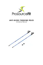 Предварительный просмотр 1 страницы PROSOURCEFIT ANTI-SHOCK TREKKING POLES Instruction Manual