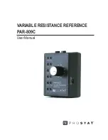 Prostat PAR-809C User Manual предпросмотр