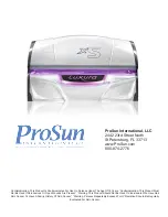 Preview for 102 page of ProSun Luxura X5 38 SLi High Intensive User Manual