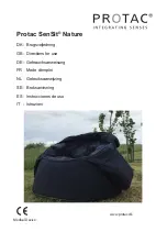 Preview for 1 page of Protac SenSit Nature Directions For Use Manual