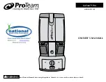 ProTeam GoFree Pro 1073160 Owner'S Manual preview