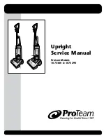 Preview for 1 page of ProTeam ProGen 1073290 Service Manual