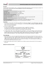 Protec 6000CCO Installation And Commissioning Instructions preview