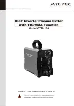 Protec CTM-160 Instruction & Maintenance Manual preview