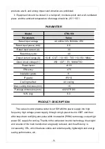 Preview for 10 page of Protec CTM-160 Instruction & Maintenance Manual