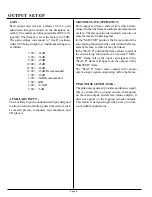 Preview for 8 page of Protech Audio 2000-C Installation & Operation Manual