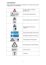 Preview for 8 page of Protech Machinery P220+ Operator And Parts Manual