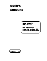 Protech Systems BM-0942 User Manual preview