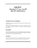 Preview for 2 page of Protech Systems BM-0942 User Manual