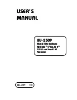 Protech Systems BU-2509 User Manual preview