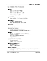 Preview for 8 page of Protech Systems PMB-531LF User Manual