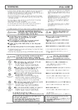 Preview for 2 page of protech NS-X10 Operating Instructions Manual