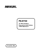 Preview for 1 page of protech PA-6722 Manual