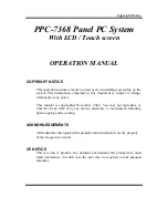 Предварительный просмотр 2 страницы protech PPC-7368 User Manual