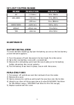 Preview for 14 page of protech QM1549 User Manual