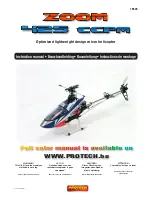 Preview for 1 page of protech ZOOM 425 ccpm Instruction Manual