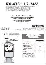 Preview for 1 page of Proteco RX 4331 12-24V Installation And Use Manual