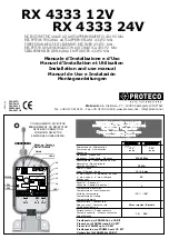 Preview for 5 page of Proteco RX 4331 12-24V Installation And Use Manual