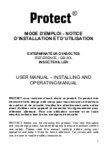 Preview for 1 page of Protect GB-30L User Manual