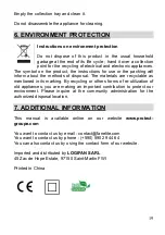 Preview for 19 page of Protect GC2-20L User Manual