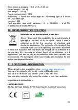 Предварительный просмотр 25 страницы Protect KN-6120LSMD User Manual