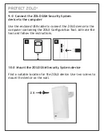 Предварительный просмотр 8 страницы Protect ZOLO Quick Manual