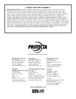 Preview for 72 page of Protecta PRO-LINE 1200106 Specific Instructions