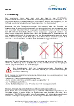 Preview for 8 page of Protecto F-SAFE SST-P 11/6 F30 Installation And Operating Manual