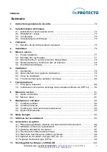 Preview for 71 page of Protecto F-SAFE SST-P 11/6 F30 Installation And Operating Manual