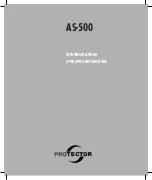 Protector AS-500 Operating Instructions Manual preview