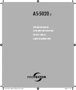 Protector AS-5020.3 Operating Instructions Manual preview