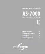 Preview for 1 page of Protector AS-7020 Operating Instructions Manual