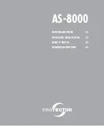 Preview for 1 page of Protector AS-8000 Operating Instructions Manual