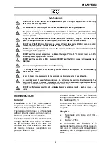 Preview for 3 page of Protector Phantom PPR2000 Operating And Maintenance Instructions Manual