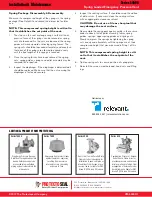 Preview for 2 page of Protectoseal 54000 Series Installation & Maintenance