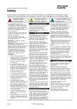 Preview for 2 page of Protege Pumps P2000 User Manual