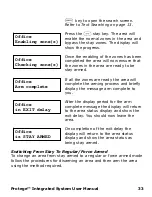 Предварительный просмотр 35 страницы Protege LCD User Station User Manual