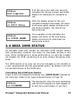 Предварительный просмотр 37 страницы Protege LCD User Station User Manual