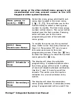Предварительный просмотр 59 страницы Protege LCD User Station User Manual