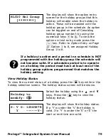 Предварительный просмотр 81 страницы Protege LCD User Station User Manual