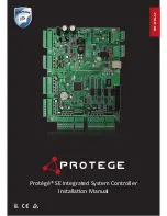 Protege PRT-CTRL-SE Installation Manual предпросмотр