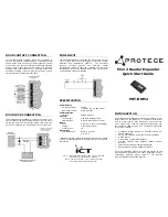 Protege PRT-RDM2 Quick Start Manual предпросмотр