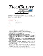 ProTek R/C TruGlow Instruction Manual preview