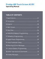 Preview for 2 page of Protek RC Prodigy 680 Operating Manual